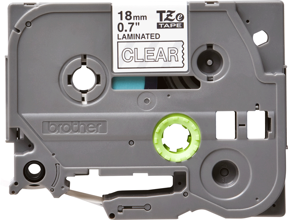 Cassetta nastro per etichettatura originale Brother TZe-145 – Bianco su trasparente, 18 mm di larghezza 2